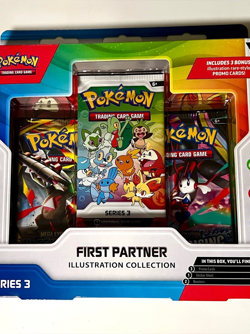 Pokemon TCG First Partner Illustration Collection Series 3 - Green Pack Set